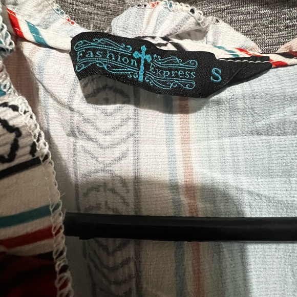 NWOT Multi color Sleeveless wide leg Jumper. - Picture 4 of 4